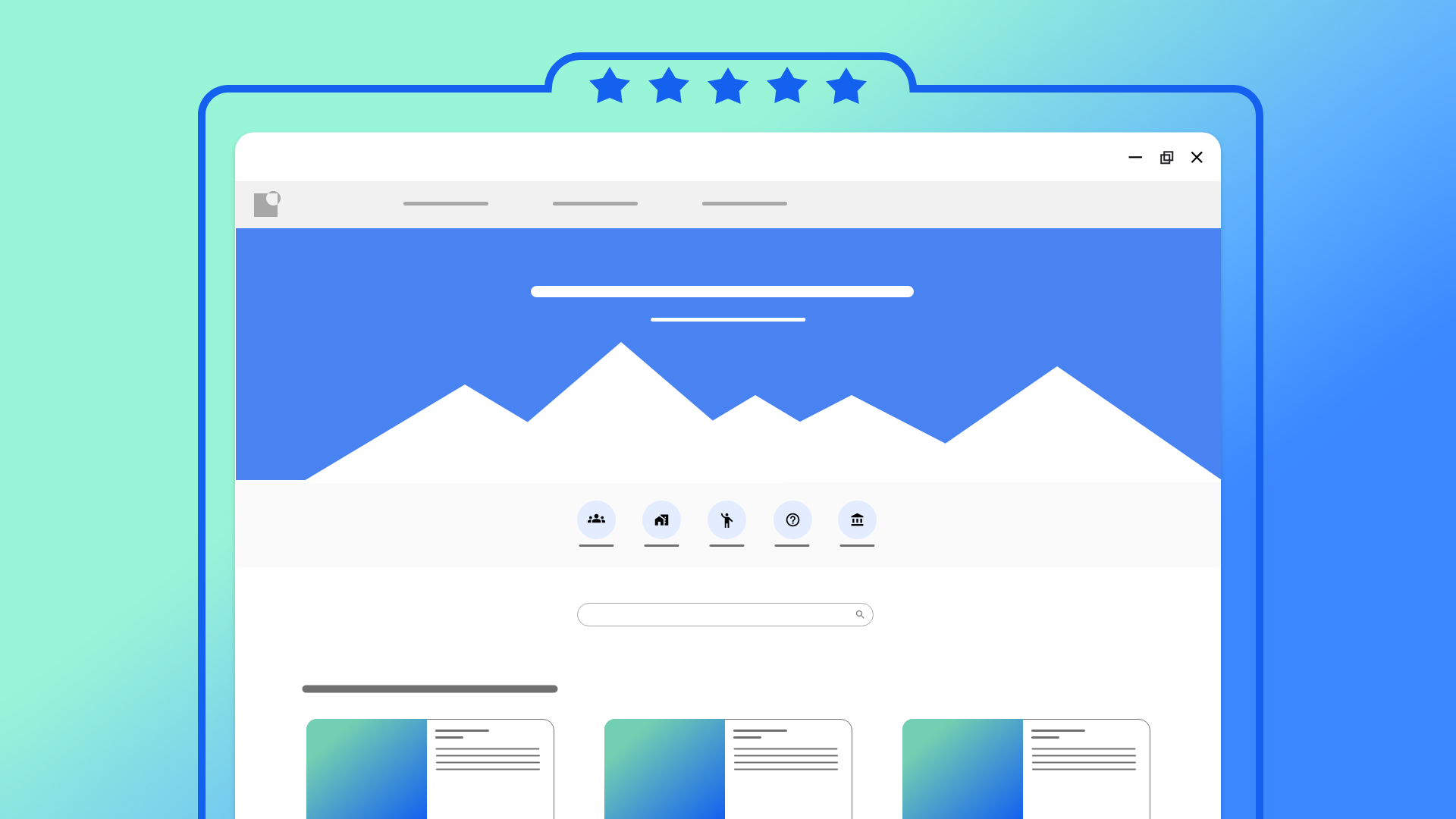 Collectivités - Illustration Site Web